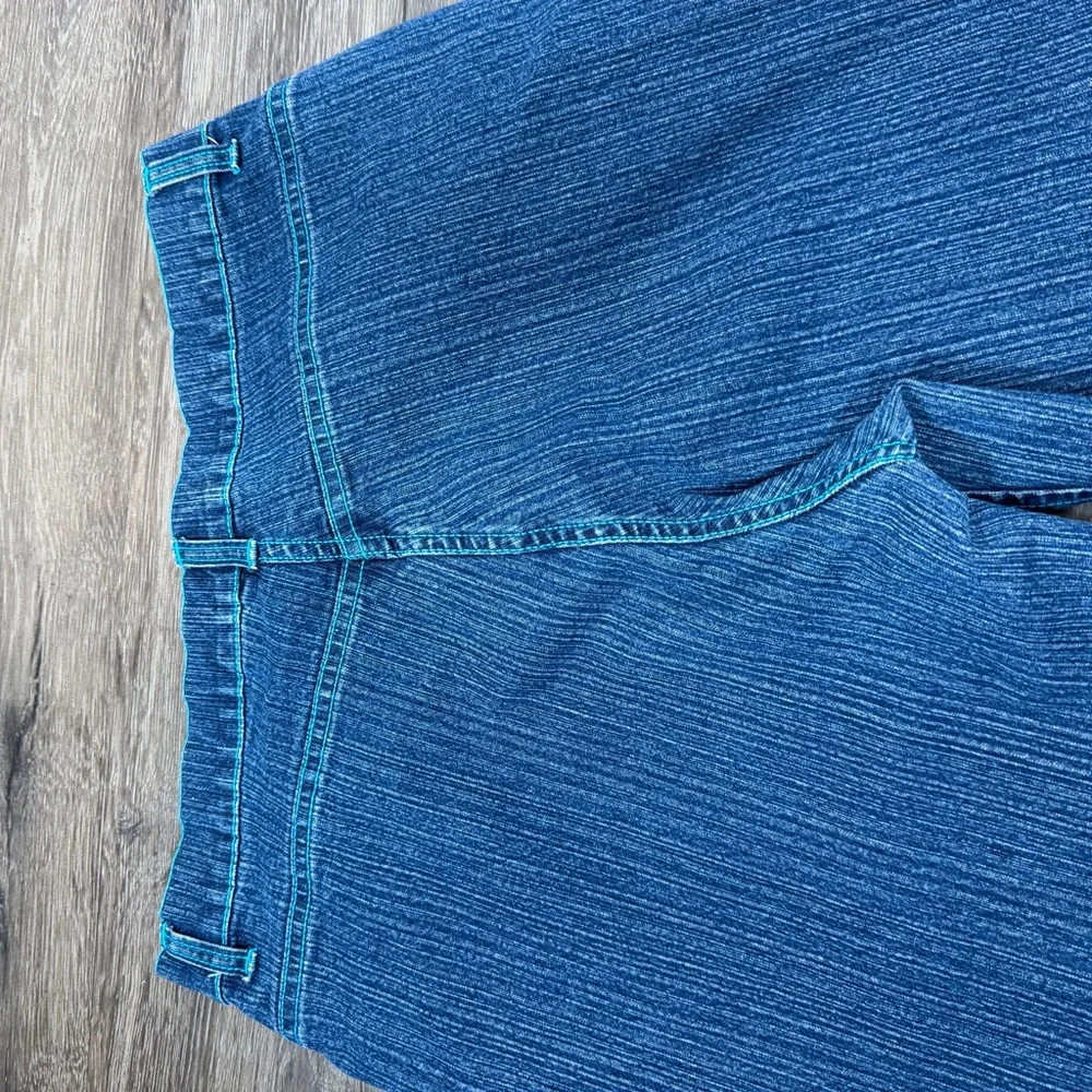 Bill Blass Stretch Jeans Women Size 10 Blue Bootcut High Rise Vintage Y2K